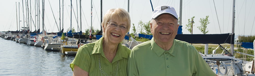 Couple Seniors at Port